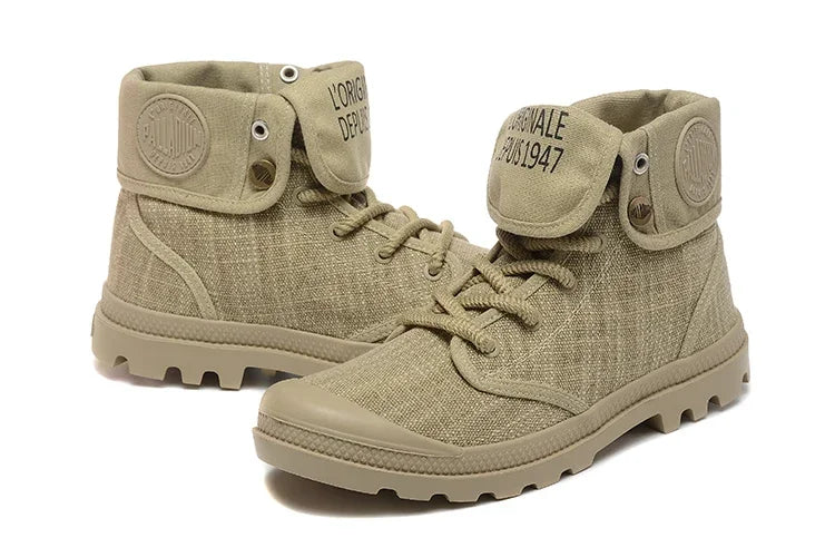 Classics PALLADIUM Pallabrouse Sneakers Men High-top Military Ankle Boots Canvas Men/Women Casual Shoes Size 35-45