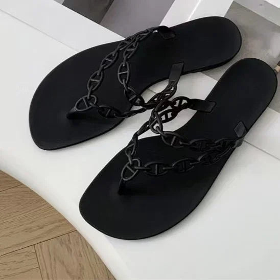 Summer Women Slippers Bow Flip Flops Rivet Flats Sandals Outdoor Transparent Crystal Beach Shoes Female Open Toe Shoes