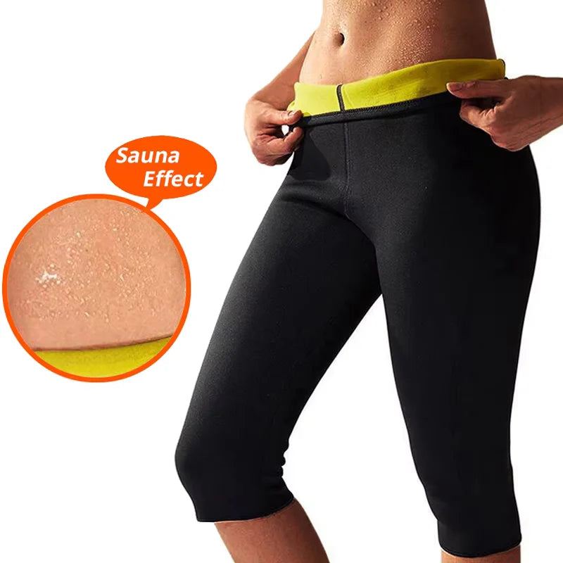 Women Sauna Sweat Weight Loss Slimming Pants Shapewear Hot Thermo Waist Trainer Slimming Leggings Body Shaper Fitness Shorts