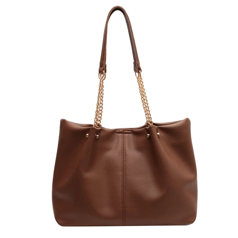 Fashion Leisure Chain Large Capacity Tote Bags for Women Shoulder Bag Shopping Bags Designer Bag Class Bags for Girl Сумка 가방
