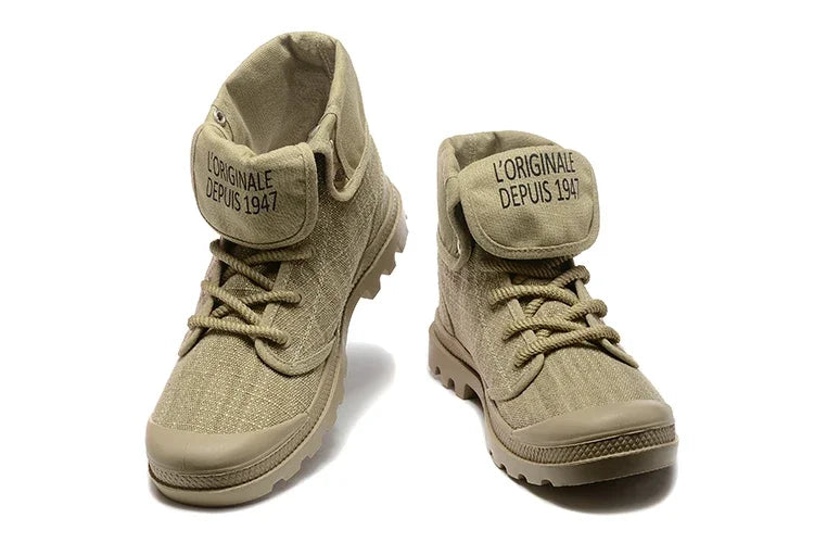 Classics PALLADIUM Pallabrouse Sneakers Men High-top Military Ankle Boots Canvas Men/Women Casual Shoes Size 35-45