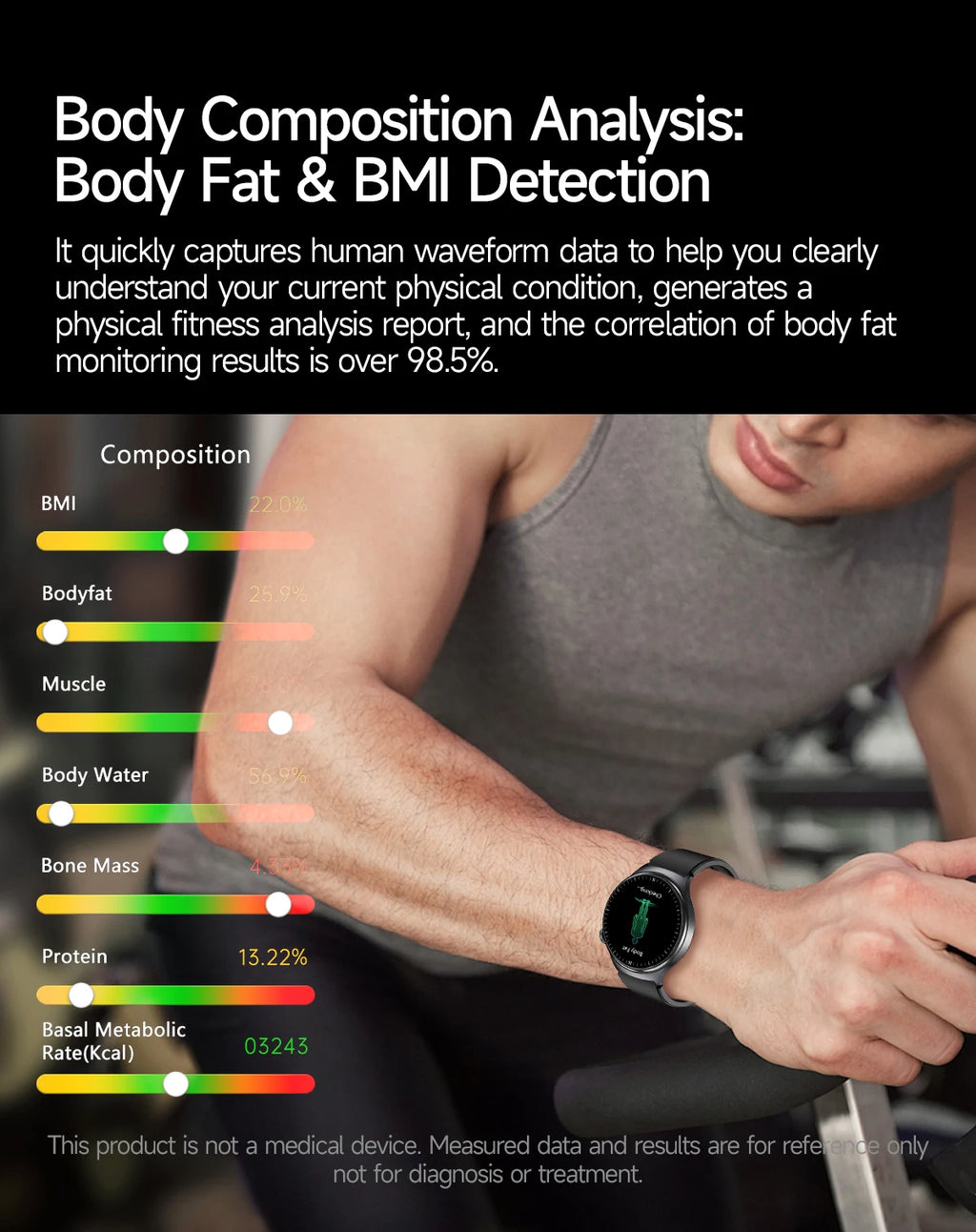 TK27 Men Smart Watch AMOLED ECG Health Monitoring Outdoors Flashlight Bluetooth Calling Sports Fitness Tracker Smartwatch