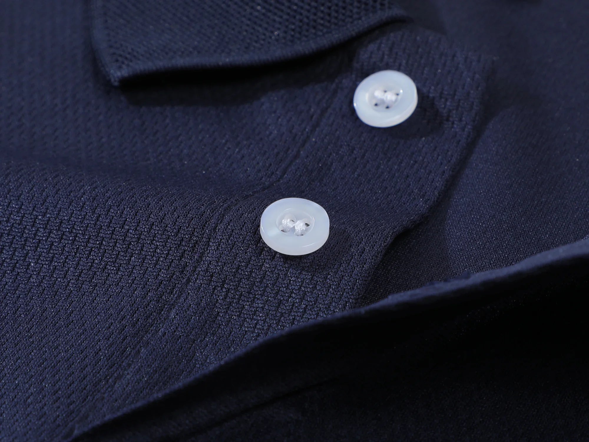2026 New Summer Premium Solid Color Men's Golf Collar Breathable Fabric Social Casual Top Men's Collar T-shirt
