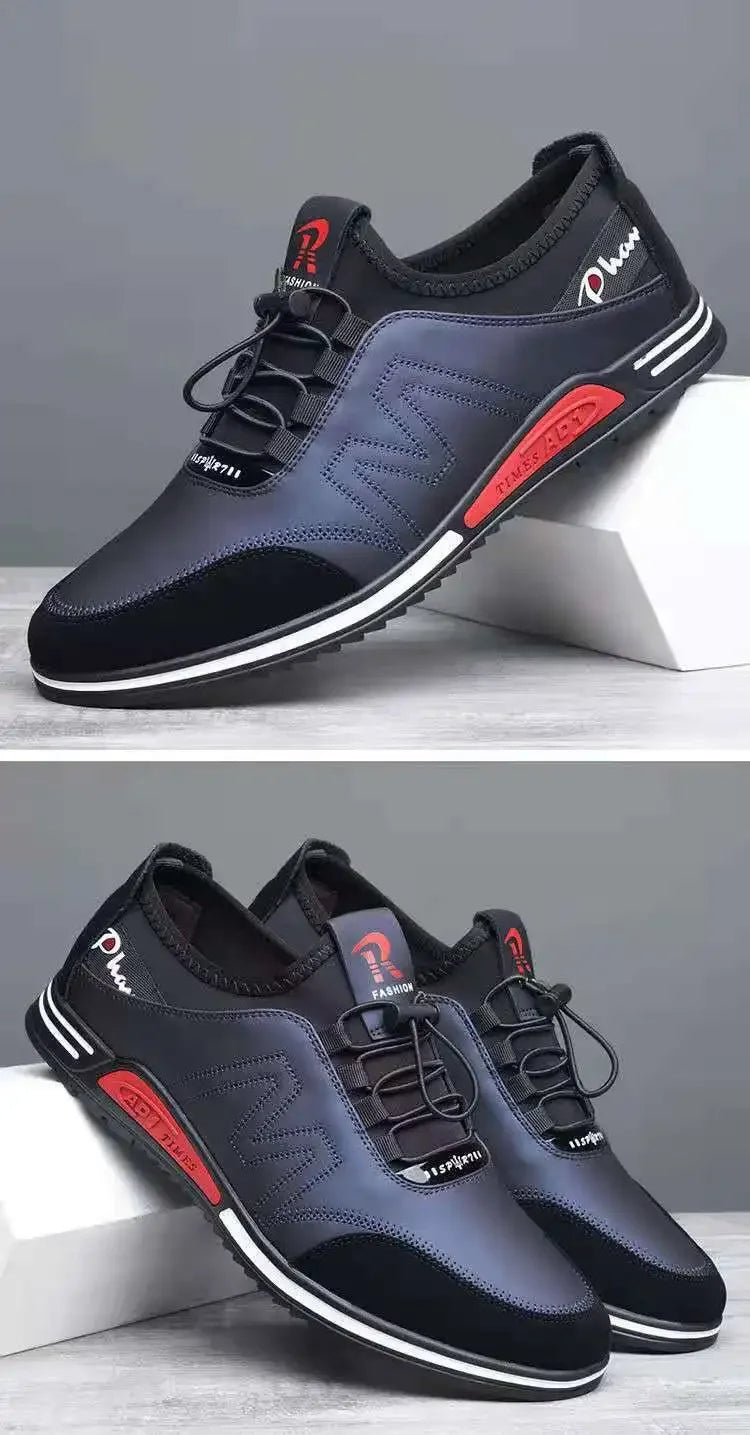 Men's Casual Sports Shoes Slip on Breathable Men's Shoes Men's Outdoor Non-slip Wear-resistant Running  Men