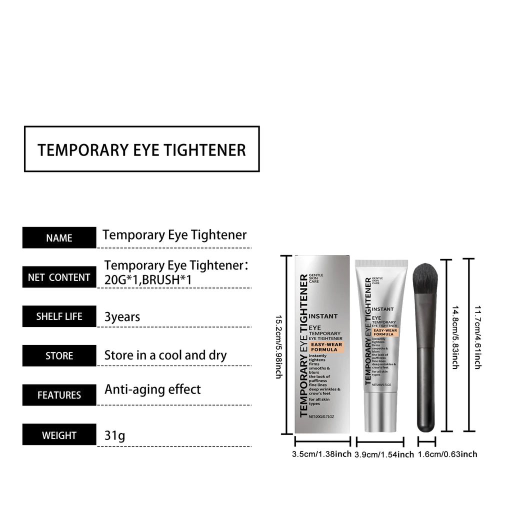 Eye Cream With Hyaluronic Acid Firming Serum Fine Lines and Crows Target Dark Circles Feet Instantly depuffs Nourishing Eye New