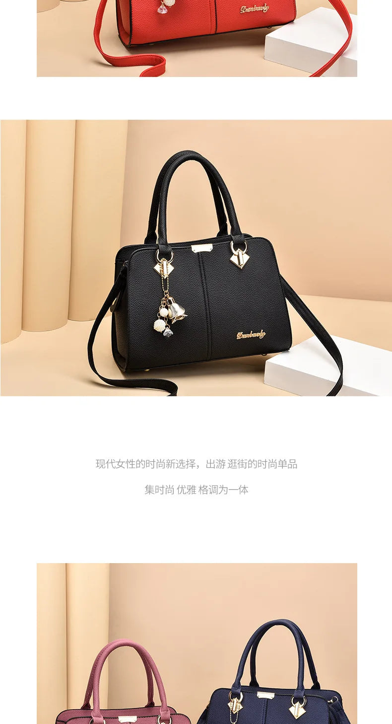 New Women's Bag Female Shoulder Bag Handbag for 2025 Luxury Designer Handbag Leather Tote Female Handbags Fashion Cross Bag