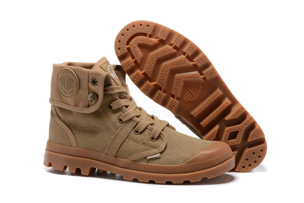 Classics PALLADIUM Pallabrouse Sneakers Men High-top Military Ankle Boots Canvas Men/Women Casual Shoes Size 35-45