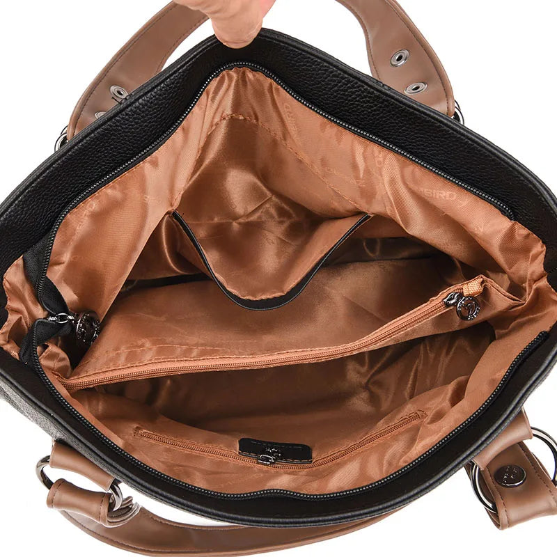 Genuine Brand Luxury Designer Leather Women Handbags High Quality Shoulder Bag Large Capacity Crossbody Bags for Women Tote Bag