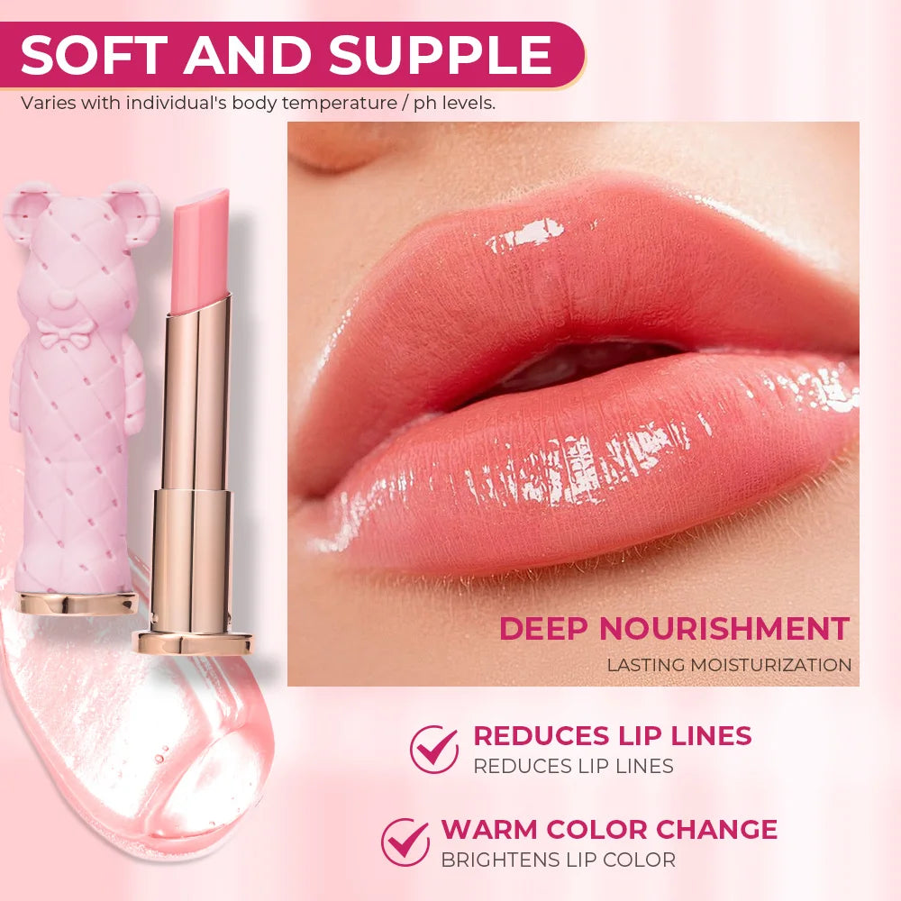 2Pcs/Set Hydrating Lipstick&Brown Liner Kit, Nourishing Formula with Creamy Cocoa Pen Non Drying Glossy Lip Set for Daily Wear