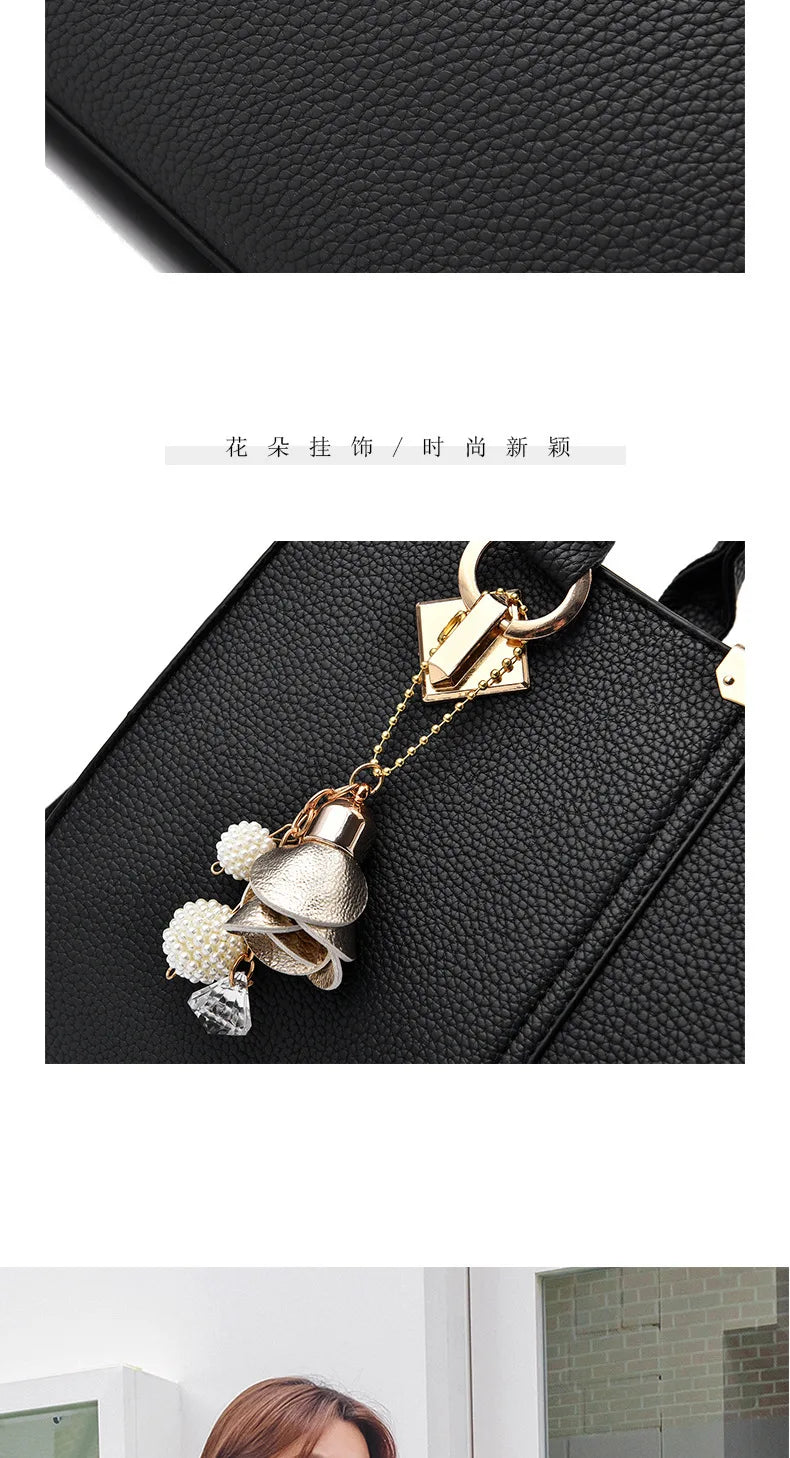 New Women's Bag Female Shoulder Bag Handbag for 2025 Luxury Designer Handbag Leather Tote Female Handbags Fashion Cross Bag