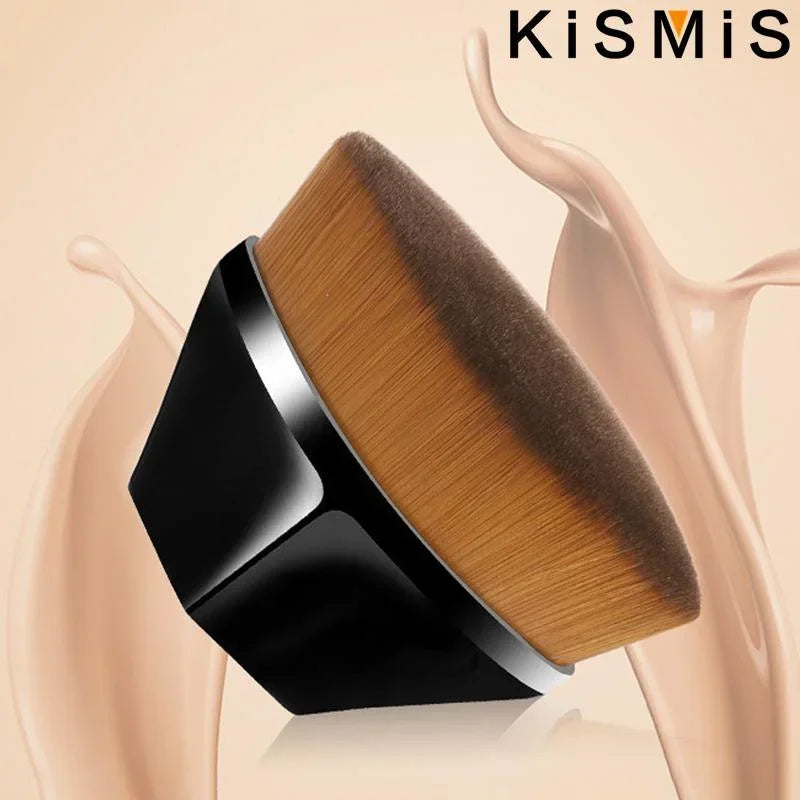 Flat Top High Density Kabuki Makeup Brush for Flawless Powder Liquid Cream Application Smooth Blending