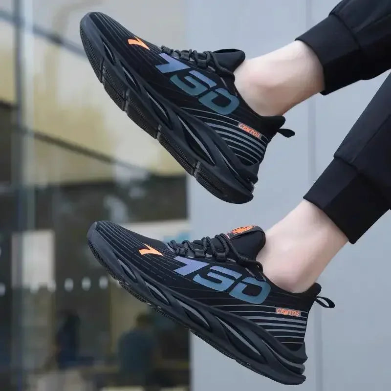 2025 Casual Sneakers for Men Slip on New Fashion Breathable Running Shoes Outdoor Gym Sports Shoes Walking Training Tennis Shoes