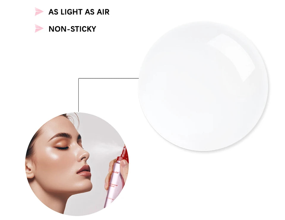 Waterproof Makeup Setting Spray Matte Finish Oil Control Non Sticky Long Wearing Smudge Proof Cosmetic Fixer For All Skin