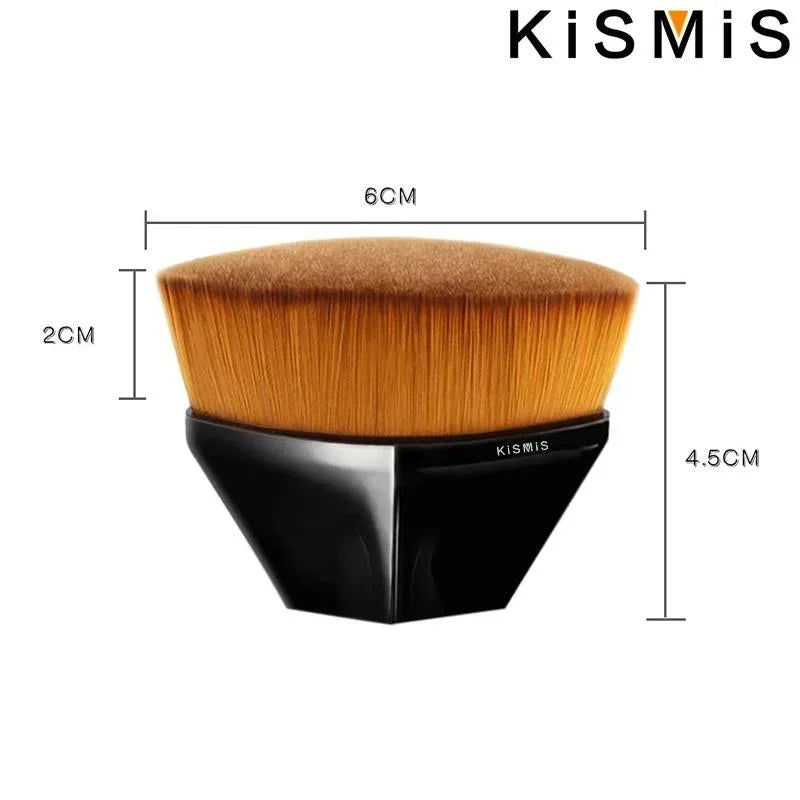 Flat Top High Density Kabuki Makeup Brush for Flawless Powder Liquid Cream Application Smooth Blending