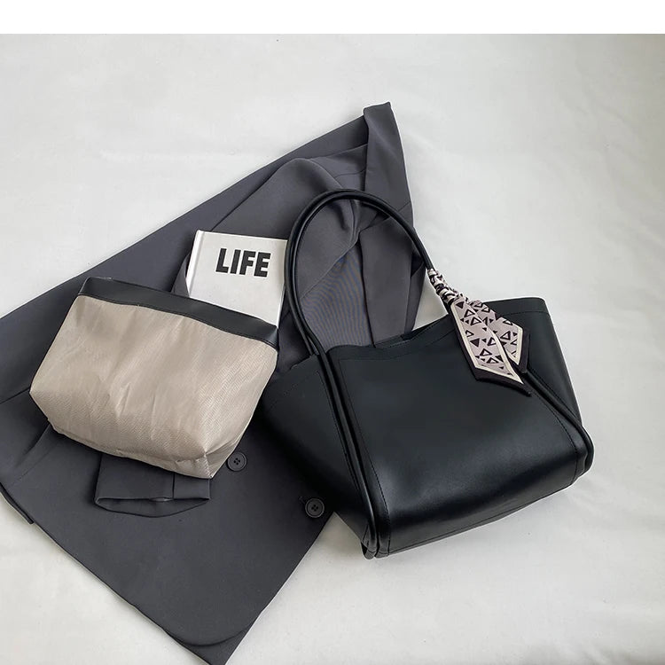 High-end Texture Retro Large-capacity Bag For Women 2023 New Autumn/winter Shoulder Bag Fashionable Tote Bag