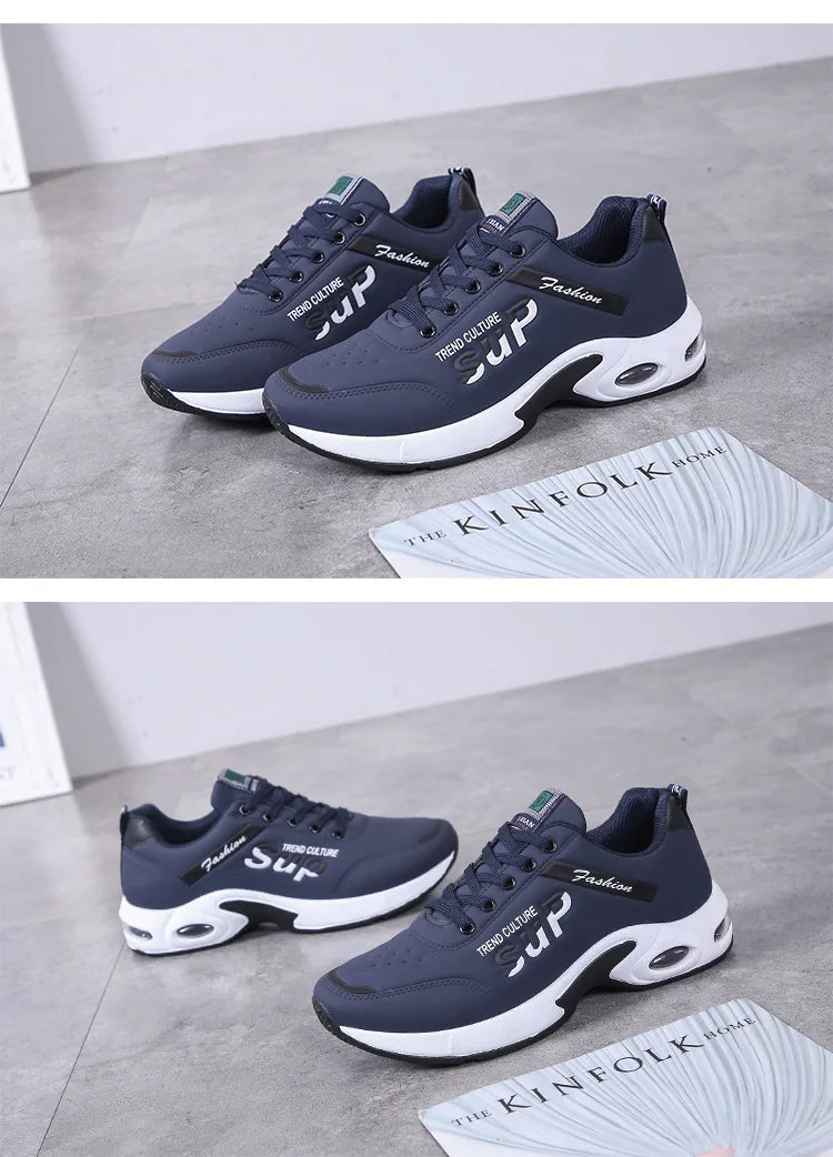 Men Sports Shoes Autumn Winter Korean Edition Trend Waterproof Running Tenis Basketball Durable Shock Absorbing Casual Shoes