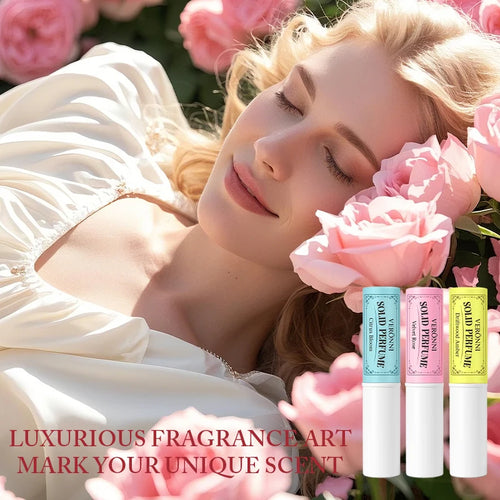 3Pcs/Box Solid Woman Body Pheromone Perfume Solid Balm Long Lasting Fragranc Light Fragranc Portable Solid Perfume Balm
