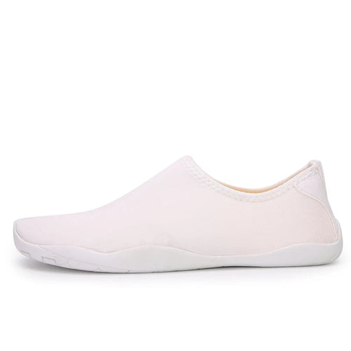 Women's Solid Color Canvas Sneakers - Casual Beach Shoes