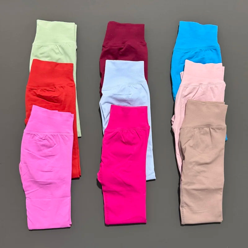 HISTELLO Impact Leggings Women Seamless Scrunch Butt Lifting Squat Proof High Elastic Gym Running Workout Fitness Sports Pants