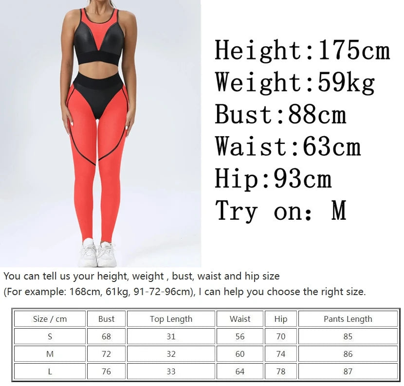 Mesh Gym Set Woman Sportswear Sexy Transparent Sports Suit for Fitness Sport Outfit Honeycomb Yoga Clothes Pink Black Orange