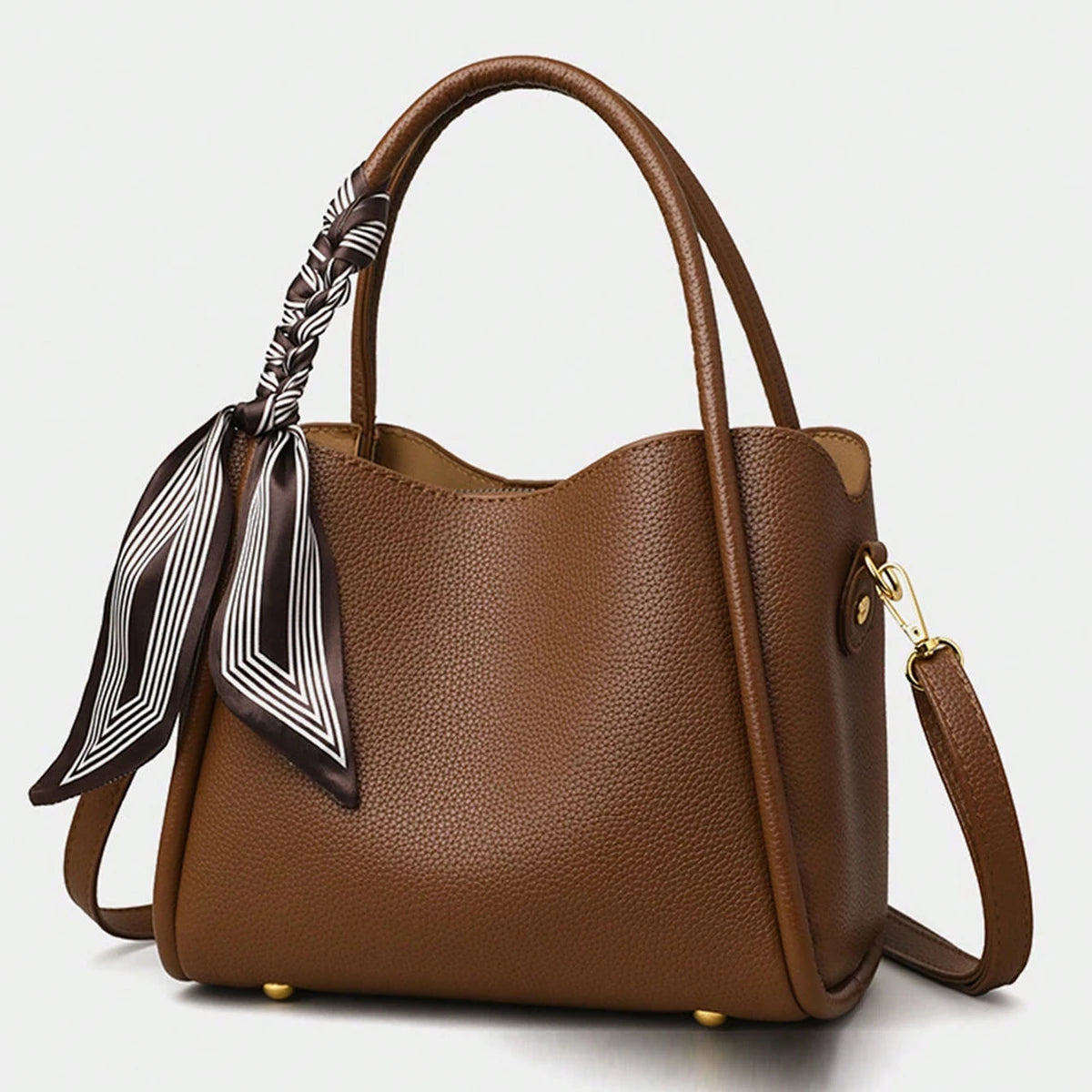 New autumn and winter fashion all-match retro style handbag solid color adjustable shoulder strap shoulder messenger bag