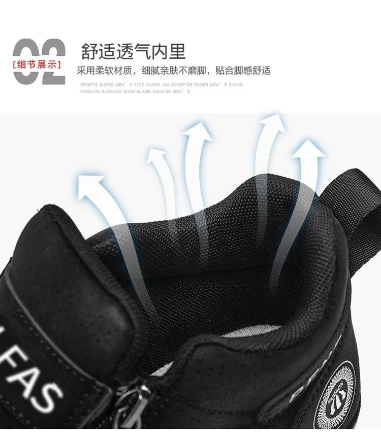 2026 New Autumn Winter Men Casual Shoes Lightweight Slip On Sneakers Flat Work Shoes Loafers