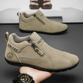2026 New Autumn Winter Men Casual Shoes Lightweight Slip On Sneakers Flat Work Shoes Loafers