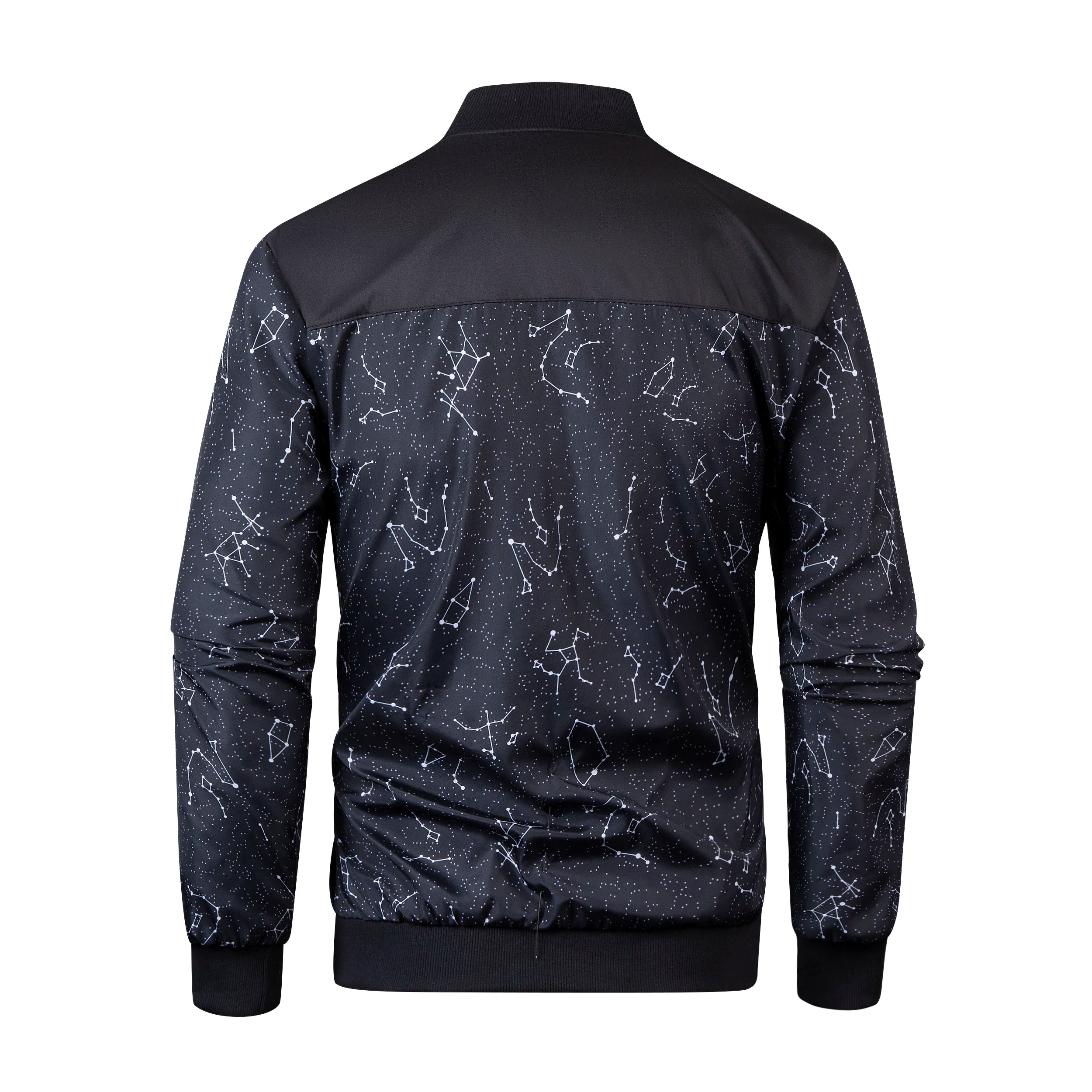 2025 Spring and Autumn New Baseball Collar Short Loose Solid Color Jacket Men's Business Casual Thin Coat Trend