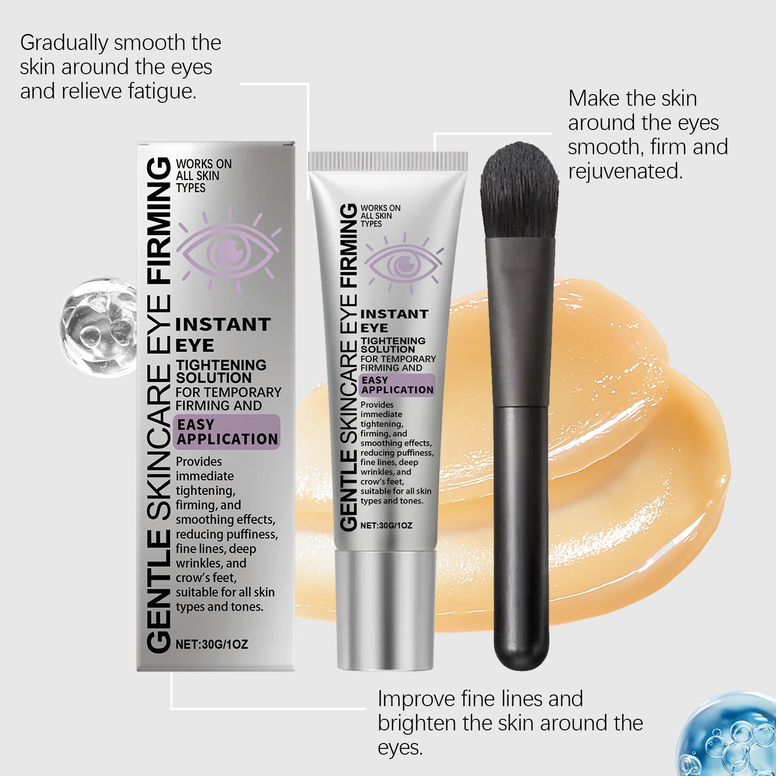 Tightener Eye Cream Remove Dark Circles Eye Bags Lifting Firming Elimination Reduces Puffiness Eye Skin Repair Cream
