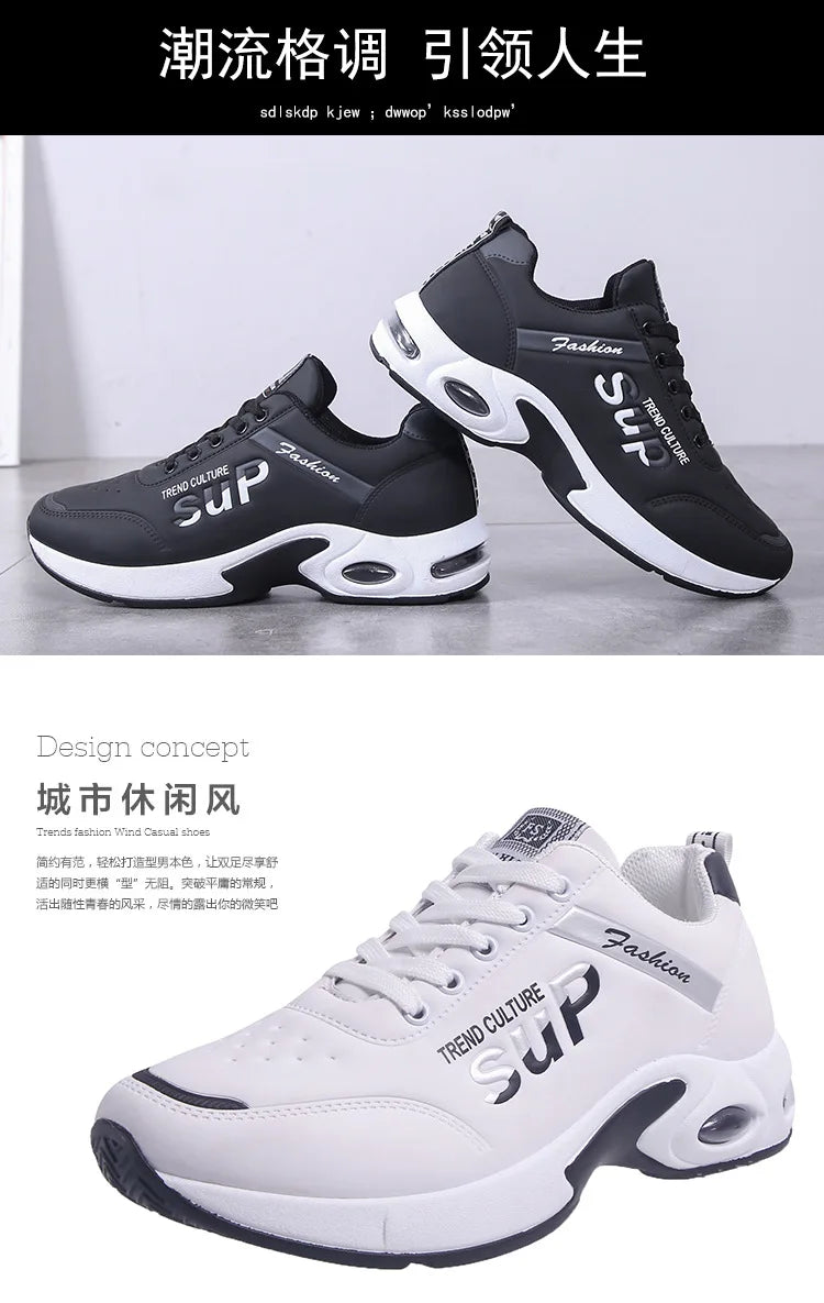 Men Sports Shoes Autumn Winter Korean Edition Trend Waterproof Running Tenis Basketball Durable Shock Absorbing Casual Shoes