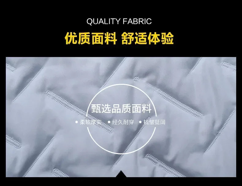 New 2024 Autumn Winter Jacket Men Cotton Padded Jacket Korean Streetwear Casual Jacket Men Fashion Clothing Male Warm Coats 5XL