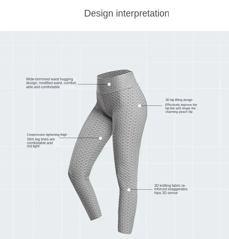Women's Compression Leggings High Waisted Yoga Pants for Running Fitness Workout Non Slip Tummy Control Athletic Pants with