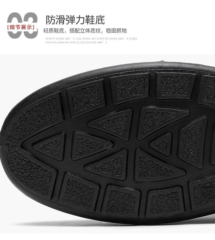 2026 New Autumn Winter Men Casual Shoes Lightweight Slip On Sneakers Flat Work Shoes Loafers