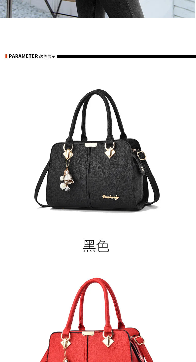 New Women's Bag Female Shoulder Bag Handbag for 2025 Luxury Designer Handbag Leather Tote Female Handbags Fashion Cross Bag