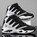 Men's High-Top Basketball Shoes, Heavy-Duty and Stable, Lace-Up Training Sneakers, Unisex, Suitable for Running, Sports, Basketball, Walking. Ideal Gift for Men, Lightweight, Comfortable, Lace-Up Closure, Men's Basketball Sho