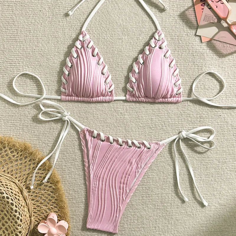 Sexy Bikinis 2026 Women's Swimwear Female Swimsuit For Swimming Wear Bathing Suits Brazilian Bikini Set Beachwear Pool Bather