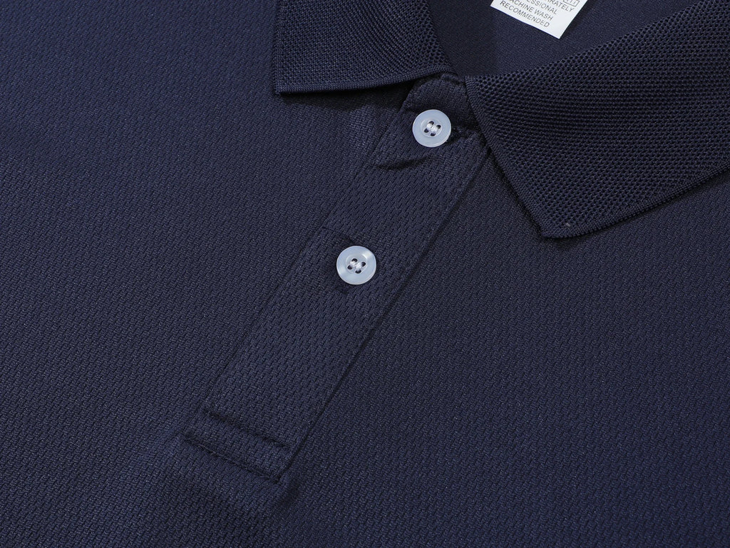 2026 New Summer Premium Solid Color Men's Golf Collar Breathable Fabric Social Casual Top Men's Collar T-shirt