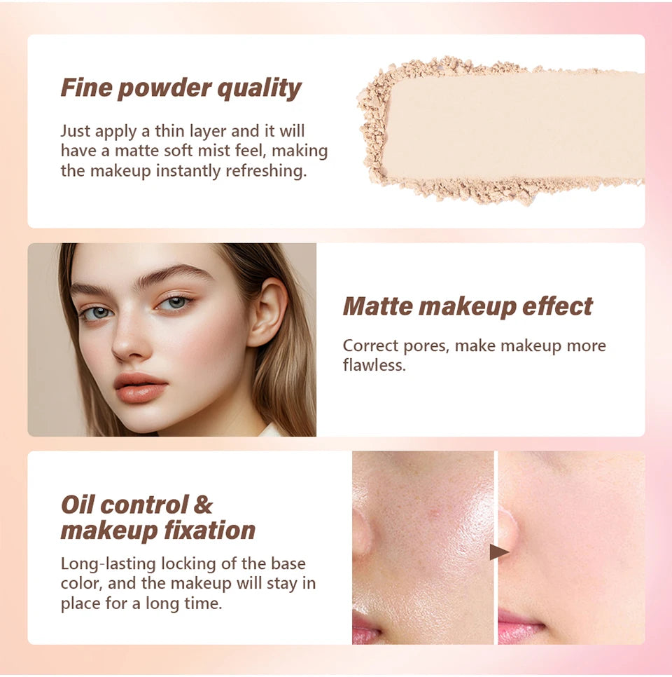 Waterproof Makeup Setting Spray Matte Finish Oil Control Non Sticky Long Wearing Smudge Proof Cosmetic Fixer For All Skin