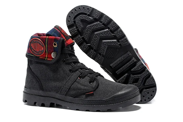 Classics PALLADIUM Pallabrouse Sneakers Men High-top Military Ankle Boots Canvas Men/Women Casual Shoes Size 35-45