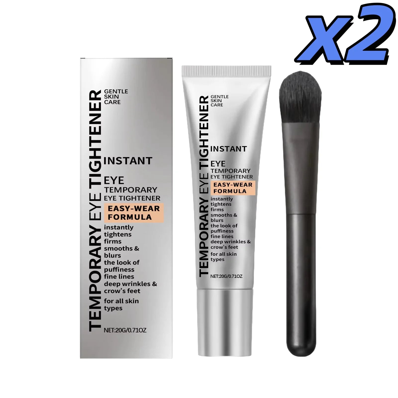 Instant Firm Eye Cream Instant Under Eye Tightening & Depuffing Cream, Help Smooth Fine Lines & Reduce Puffiness Dark Circle