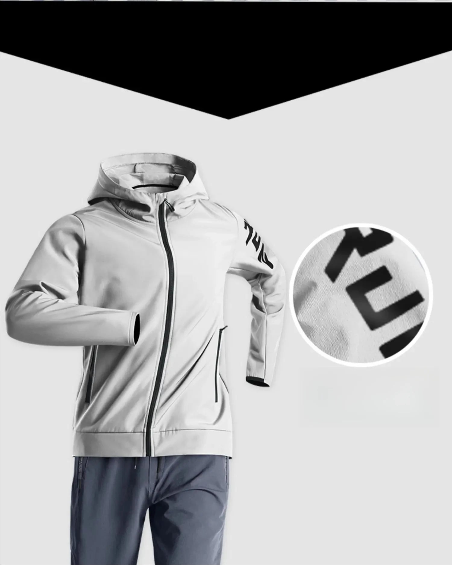 Quick Dry Fitness Suits Quick-Dry Loose Fit Outdoor Training Jacket Morning Runs Spring Men's Sportswear Workout Clothing