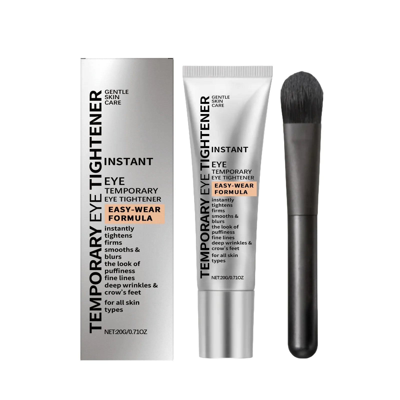 Instant Firm Eye Cream Instant Under Eye Tightening & Depuffing Cream, Help Smooth Fine Lines & Reduce Puffiness Dark Circle