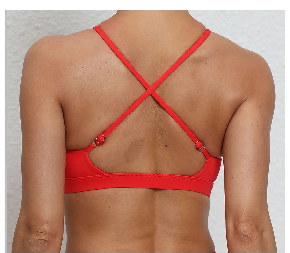 Cross Strap Halter Sports Bra Women's Yoga Pilates Workout Top Hollow Out Quick Dry Fitness Bralette