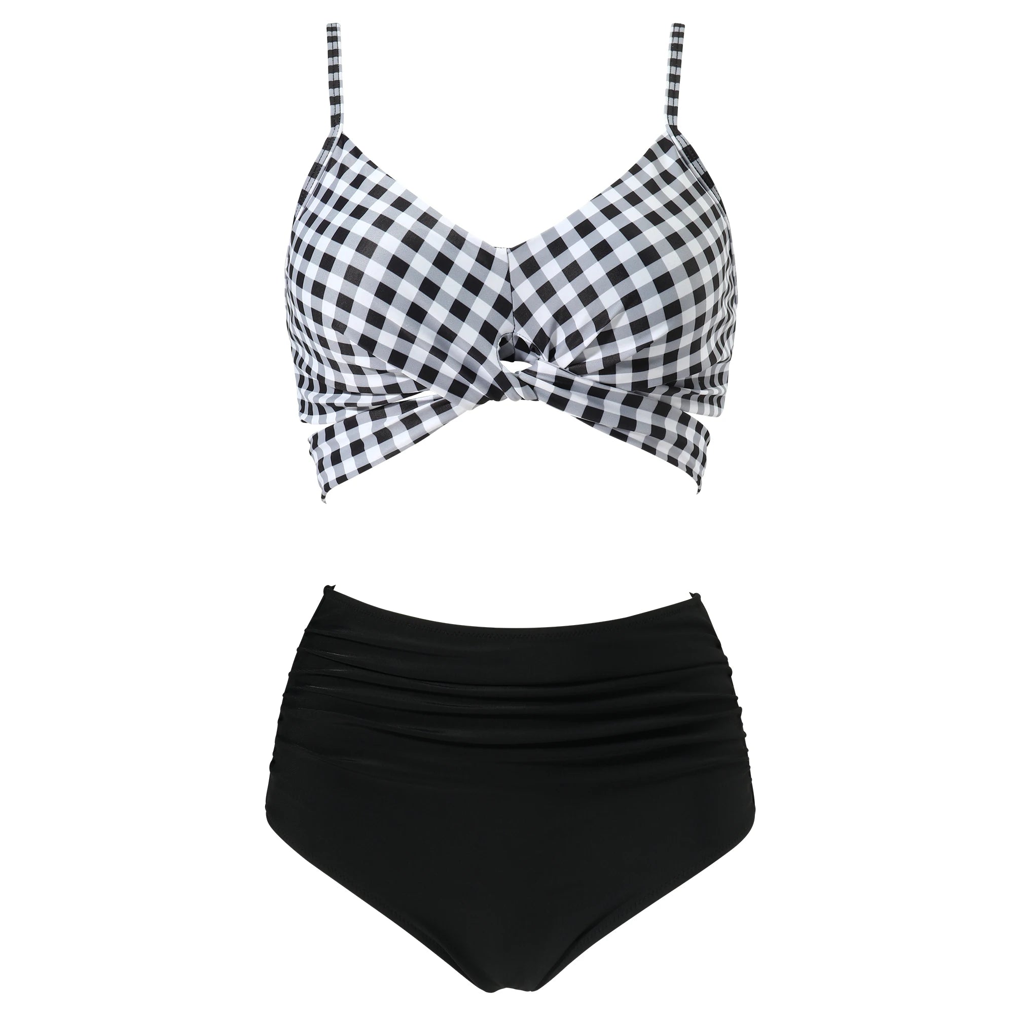 Push Up Bikini Women Swimsuits 2026 Sexy Swimwear Female Brazilian Bikini Set High Waist Biquini Swimming Suits Solid Beachwear