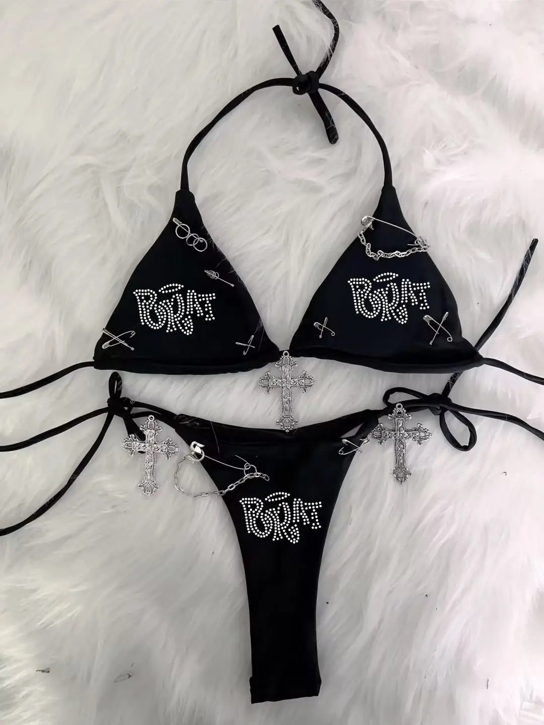 Sexy Bikini Lolita Bikini Kawaii Bikini Gothic Bikini y2k t shirt y2k fashionbustier top y2k crop top gothic clothes y2k clothes
