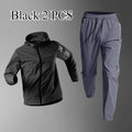 Quick Dry Fitness Suits Quick-Dry Loose Fit Outdoor Training Jacket Morning Runs Spring Men's Sportswear Workout Clothing