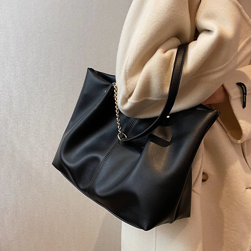 Fashion Leisure Chain Large Capacity Tote Bags for Women Shoulder Bag Shopping Bags Designer Bag Class Bags for Girl Сумка 가방