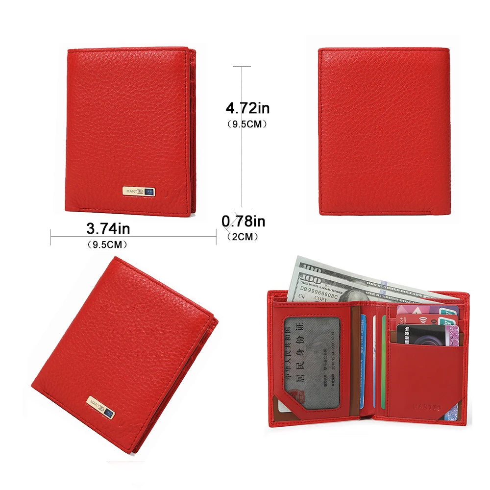 Smart Wallet For Women levis gps Tracking Air Tags for Women Christmas Gift portafoglio gps billetera inteligente concierre