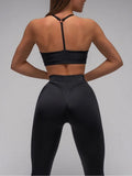 Black Sexy High Waist Scrunch Butt Yoga Leggings Thick Workout Butt Lifting Plus Size Tights Yoga Pants For Women