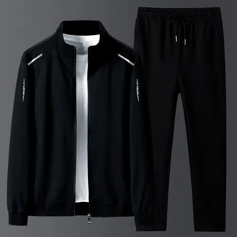 Sports Suit Men's Spring and Autumn Loose Large Size Casual Running Trend Suit
